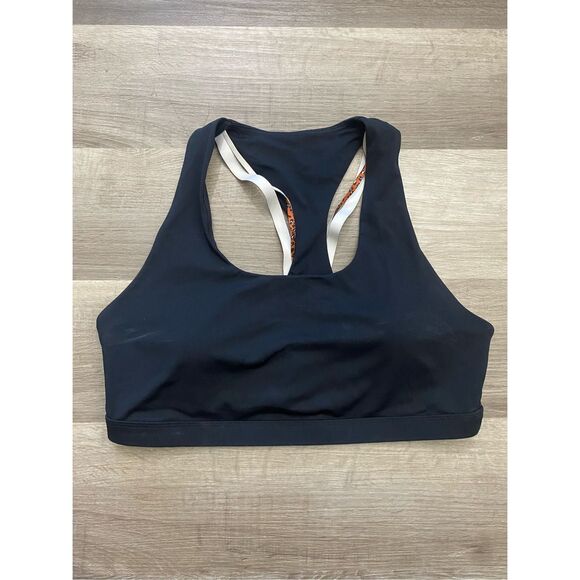 Fabletics | Black w/ Leo Straps Kessler Sports Bra | Large, MSRP $60 - Picture 2 of 8